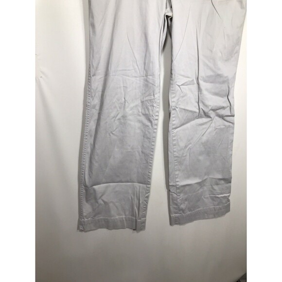 J Jill Tan Straight Fit Slim Boyfriend Stretch Sz 10 Cotton Pants RN 97641 - Picture 2 of 6